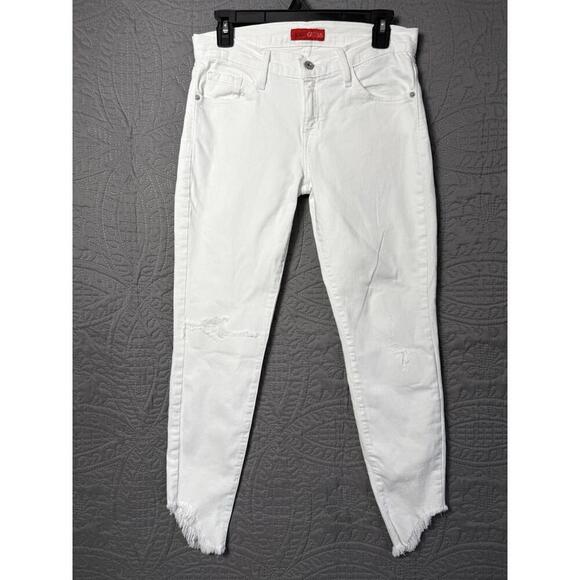 Guess Couture LA ECO Sexy Curve White  Stretch Jeans Mint Condition Women' SZ 26 - Picture 1 of 9